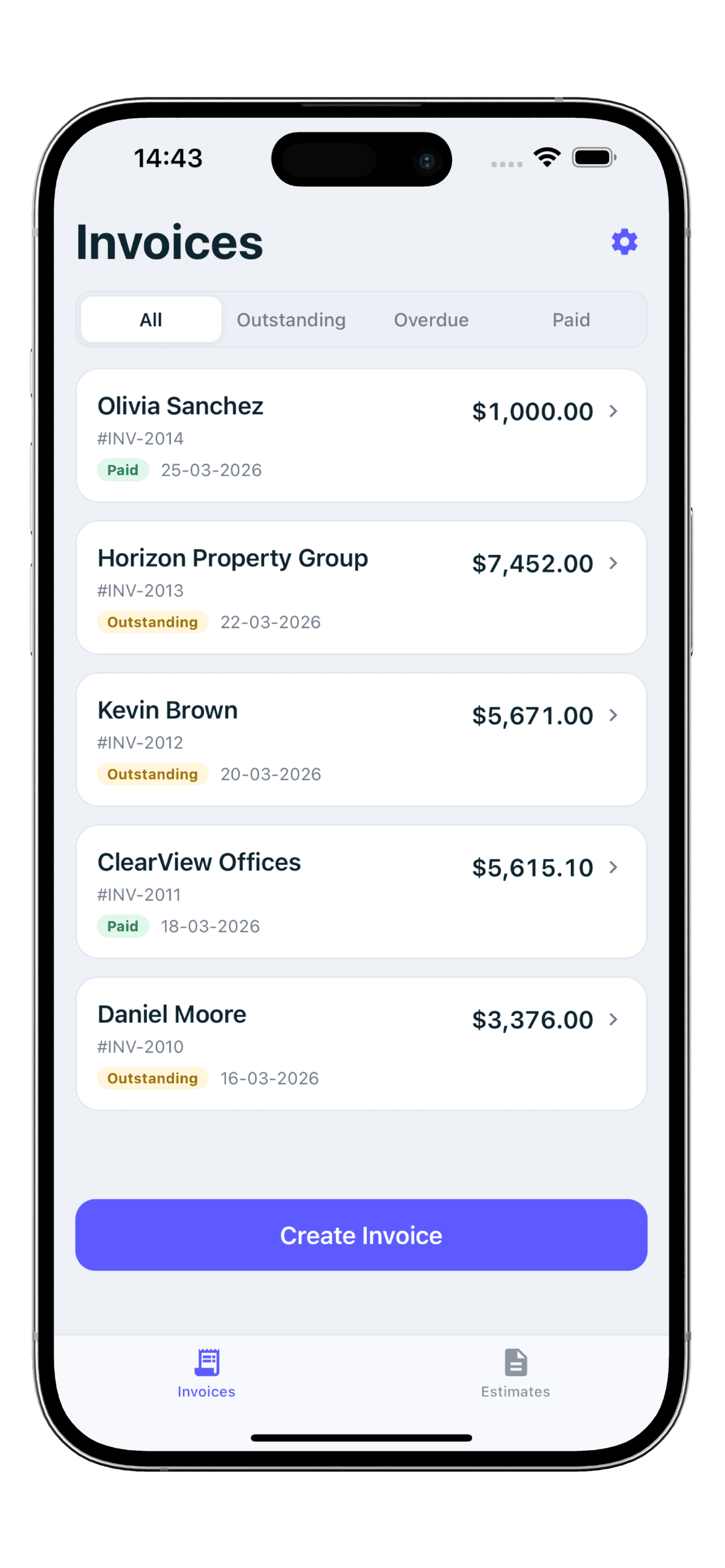 Image 2 for Free Invoice Template For Iphone