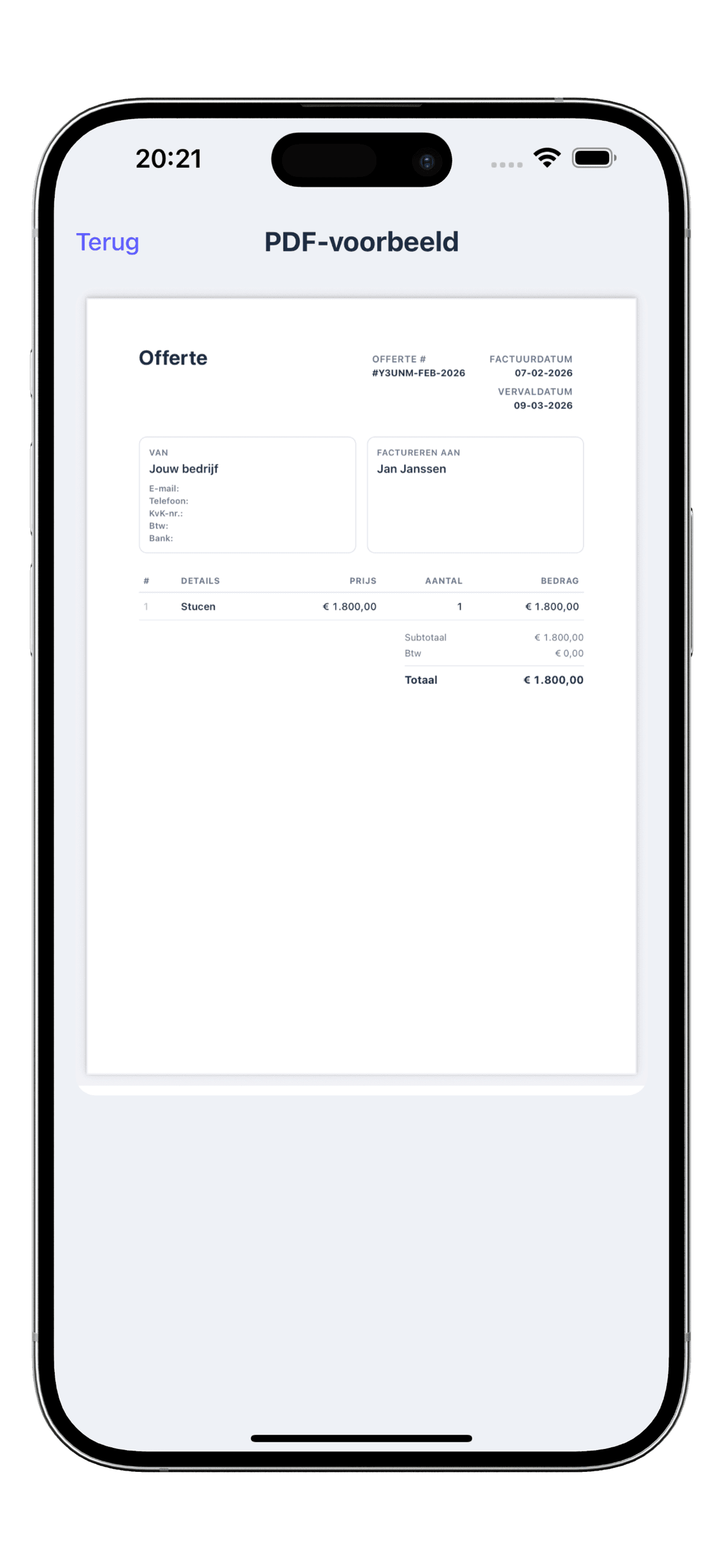 Direct Naar Klant Versturen